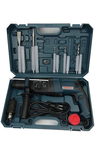 NO BRAND Ciocan rotopercutor puternic SDS+ + Set accesorii și cutie