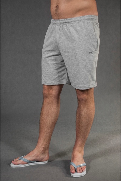 NO BRAND Pantaloni scurți de trening sport bărbați Rennox 313 S gri