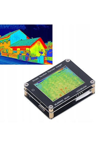NO BRAND Cameră termică cu infraroșu LCD 240x320, -40 +300 °   C Spi Flash