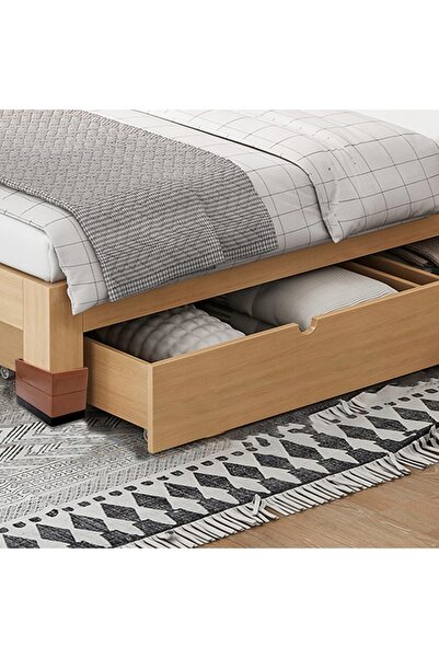 NO BRAND 4 x Picioare reglabile negre de 4 inch pentru canapea, birou, dulap
