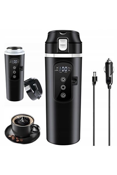 NO BRAND 400ml Fierbător electric auto, cană de călătorie, aparat de făcut ca...