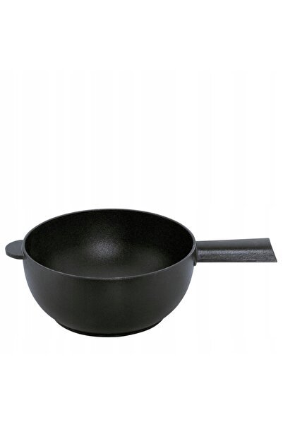 NO BRAND Oală pentru fondue cu brânză 2 L din fontă, neagră, Spring