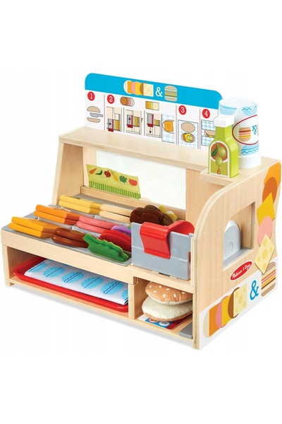NO BRAND Set de lemn cu mâncare de jucărie pentru copii 3+