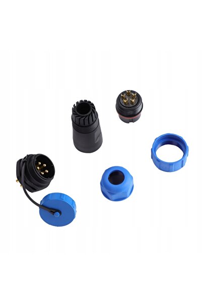NO BRAND Conector impermeabil cu 5 pini pentru aviație, tip priză și cablu, IP68
