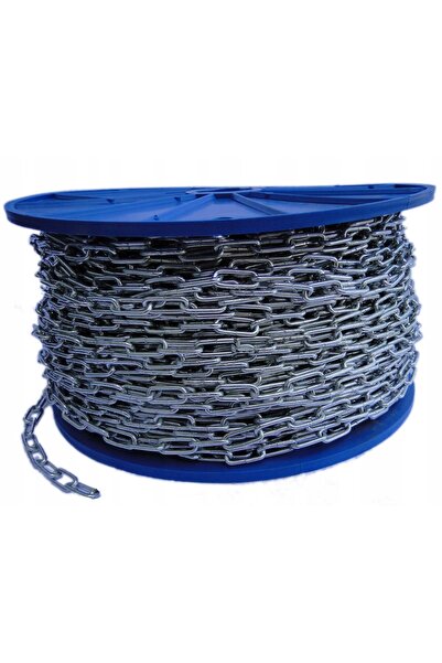 NO BRAND Lanț metalic agricol fi 5 mm zincat D1 D-1 zinc 50 m ROLKA!