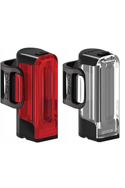 NO BRAND Set de lumini Lezyne: Lampă frontală tip bandă + Lampă posterioară t...