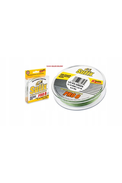 NO BRAND Sufix Performance Pro 8 Fir împletit 0.10 135m 6.50kg