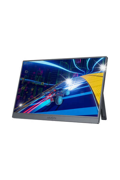 Arzopa Monitor portabil Z1Fc Silver pentru laptop 16.1 " Full HD 144Hz IPS HDR