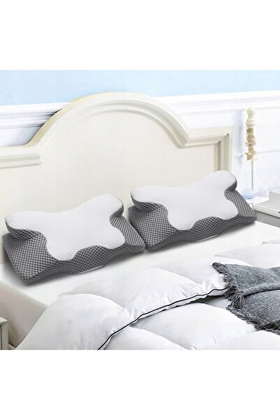 NO BRAND Pernă ergonomică ortopedică din spumă cu memorie 60*34*13cm