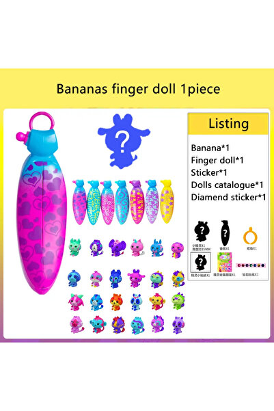 choice2 Bandai S4-1pcs Wild Blossom Tree Bananas Fragrant Cute Animals Finger...