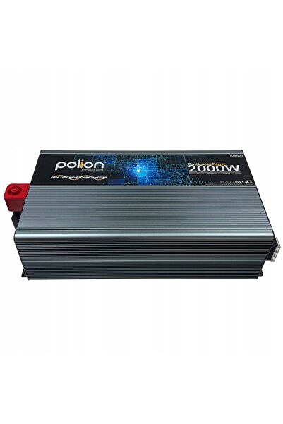 NO BRAND Invertor auto 12V/230V Polion 2000W Undă sinusoidală pură