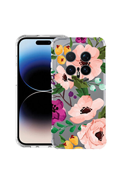 bestcase ®   Αντικραδασμική Θήκη Husa για Honor Magic 8 Pro, Παστέλ Λουλούδια...