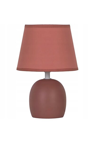 NO BRAND Inspire Poki Brick Lampă de masă E14, Ceramică, Roșu, 24,5 cm