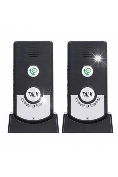 NO BRAND Set de 2 stații walkie-talkie wireless bidirecționale cu funcție han...