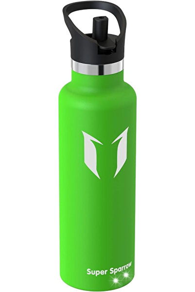 NO BRAND Termos sticlă de apă din oțel inoxidabil 500ml izolat termic Super S...