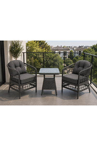 LİV CONCEPT ASYA Bahçe Ve Balkon Oturma Grubu 1+1
