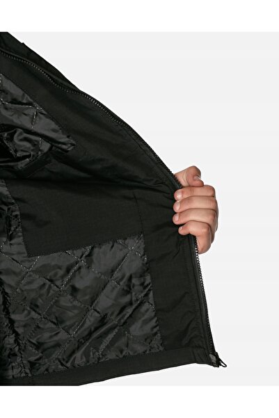 NO BRAND Geacă neagră ușoară tip windbreaker cu glugă pentru bărbați, subțire...