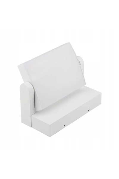 NO BRAND Lampă de perete de grădină V-Tac albă cu sursă LED integrată de 17W