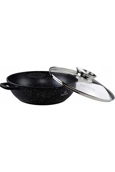 NO BRAND Vas de gătit cu capac de sticlă pentru plită cu inducție și aragaz, ...