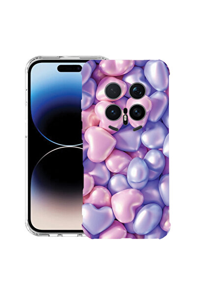 bestcase ®   Αντικραδασμική Θήκη Husa για Honor Magic 8 Pro, Χρωματιστές Καρδ...