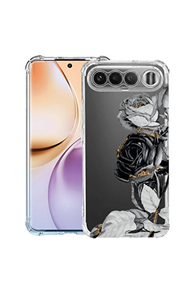 bestcase ®   Husă Antișoc pentru Realme 16, Negru Trandafiriu, 3156793 AS 990