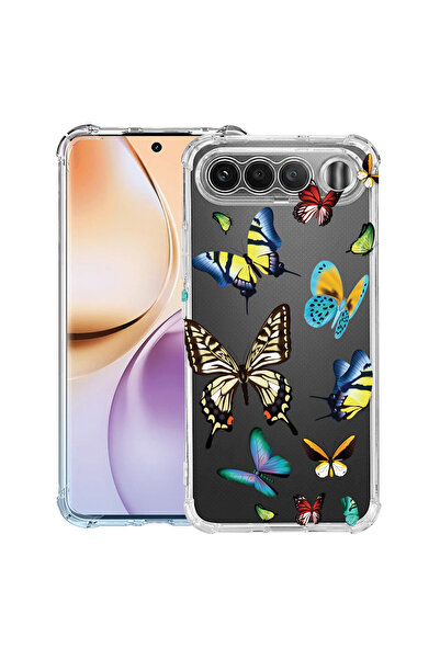 bestcase Intelli ®   Husă Antișoc pentru Realme 16, Fluturi în culori frumoas...