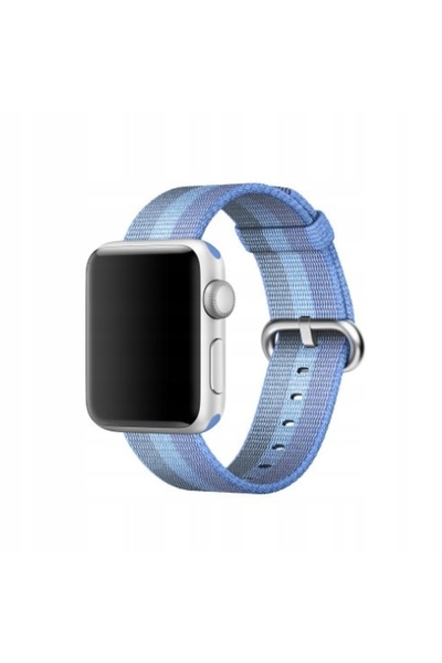 NO BRAND Curea originală Apple Watch Nylon Tahoe Blue 38mm