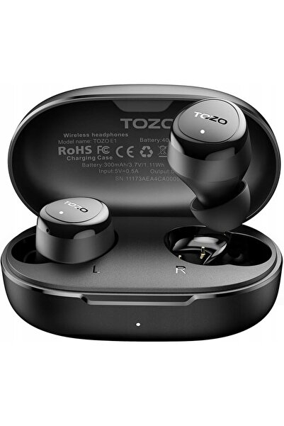 NO BRAND Căști wireless intraauriculare Tozo E1 Bluetooth 5.3, rezistente la ...
