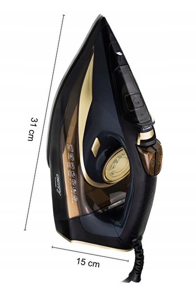 NO BRAND Fier de călcat cu aburi 3400W Anti-calcar Anti-picurare