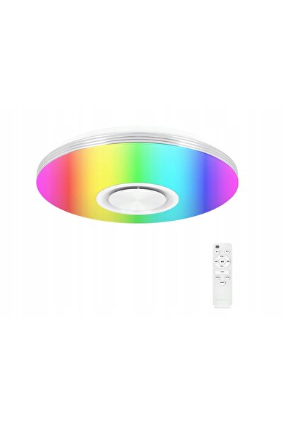 NO BRAND Plafonieră RGB Bluetooth de 60W cu culori schimbătoare și telecomandă