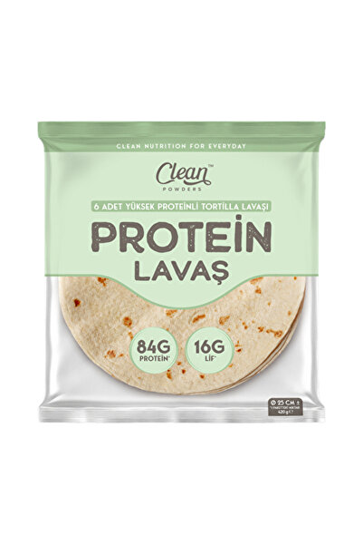Clean Powders Yüksek Proteinli Tortilla Lavaşı 6'lı 420 Gr