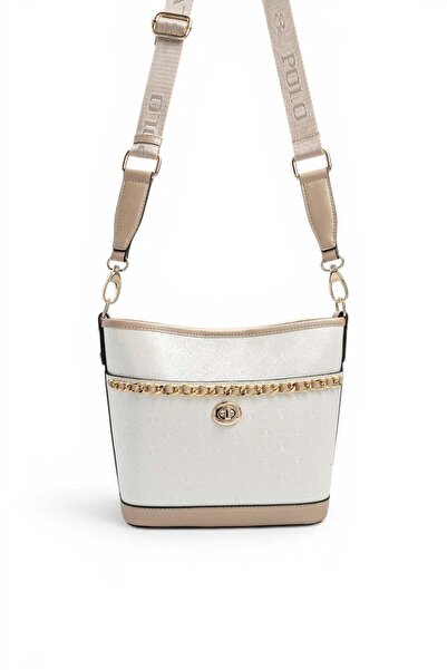 Silver Polo - حقيبة كتف نسائية بشعار S.Nut SP1284