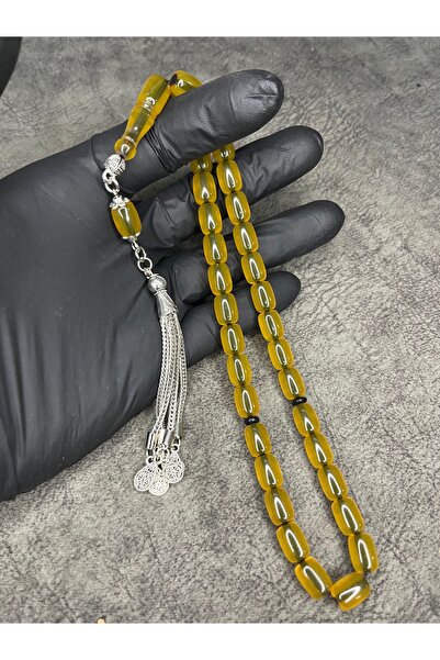Mos Tespih High-End Collectible Smoked Dough Squeeze Amber Prayer Beads