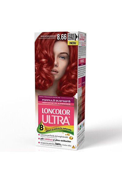 Loncolor Ultra Vopsea pentru Par, Loncolor Ultra, 8/66 Rosu Intens Deschis
