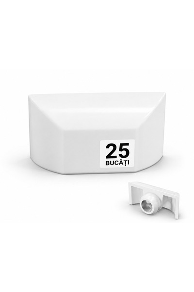 V VOOXA Set de 25 capace de scurgere pentru ferestre și geamuri termopan VOOX...