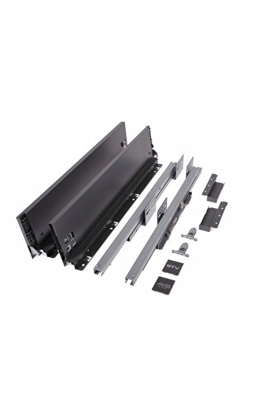 GTV Sertar AXIS PRO H86 L400, mecanism silențios, antracit, PB-AXISPRO-KPL400A
