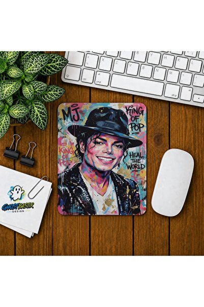 Ghostbastır Design Michael Jackson Baskılı Oyuncu Mousepad 0200