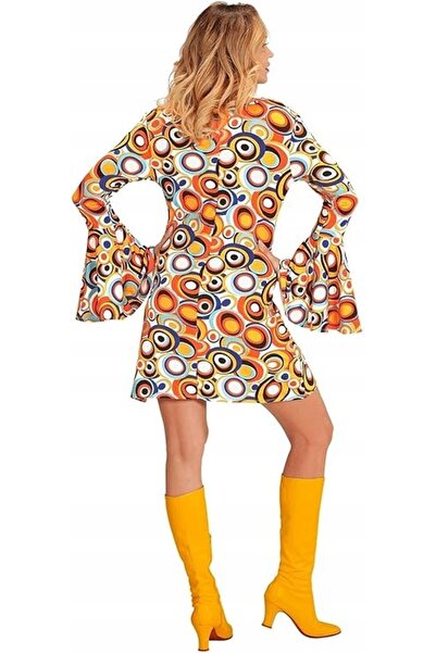 NO BRAND Rochie Disco pentru Femei, Stil Anii '70 '80, Costum Retro Vintage, ...