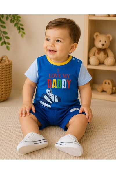krm kerem bebe Baby Boy 100% Cotton Safari Zebra Printed Shorts with Pockets,...