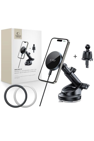 Tech-Protect Încărcător wireless magnetic pentru iPhone 12 13 14 15 15W