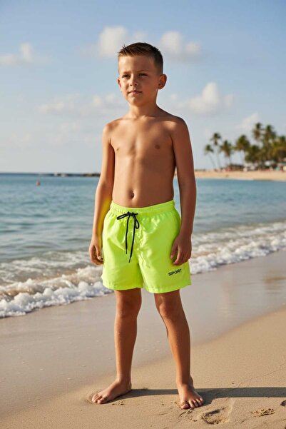 ELEVEN MARKETS Boys' Sea Pool Shorts with Pockets Children's Swimwear