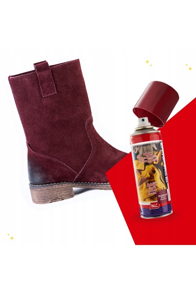 NO BRAND Set 4-în-1 „Bordowy Renowator” – Impregnant, gumă și perie pentru pi...