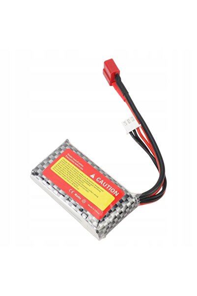 NO BRAND Baterie Lipo 7.4V 2S 25C 850mAh pentru camion RC, cu conector T