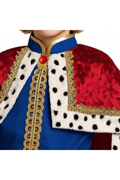 NO BRAND Costume de împărați pentru copii, pelerină, coroană, set complet, ca...