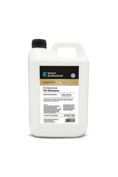 Groom Professional Argan Oil Pet Shampoo[Repairing]-4 Litres
