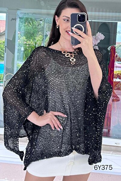 İnce Topuk سترة تريكو لامعة 6y375