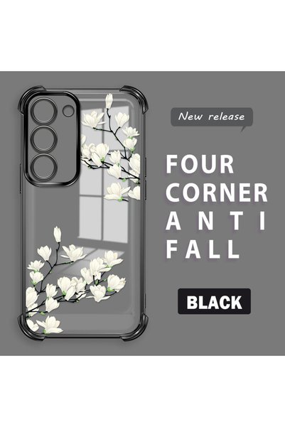 ucuc Samsung Galaxy S23 Compatible Transparent Back Four Corners Reinforced I...