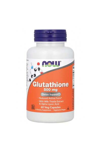 Generic Brand Now Glutathione 500Mg Dietary Supplement 60 Capsules