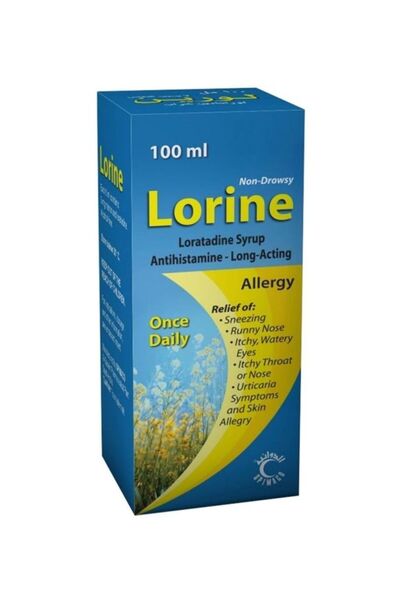 SPIMACO Lorine Syrup Used To Treat Allergy, 100 ml