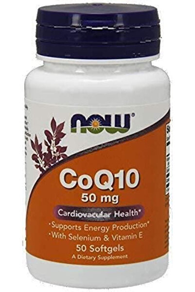 Now Food Now Co Q10 50 Mg Vitamin E & Selenium Softgels - 50 Softgels